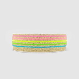 Lala 라라 트윙클 스트라이프 헤어밴드 P-파스텔(LALAH079) Lala Twinkle Stripe Hairband P-Pastel (LALAH079)