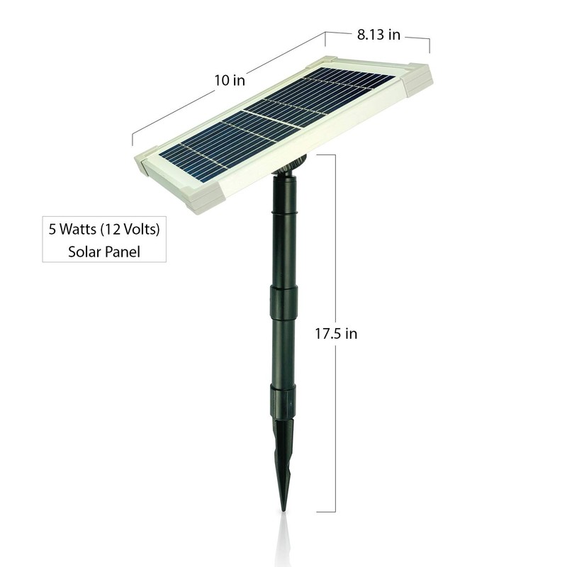 5W Solar Water Pump KIT: DC Brushless Submersible Water Pump