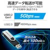 Elecom MF-TPC3064GBK 64GB Rotating Cover Type-C USB Flash Drive Supports