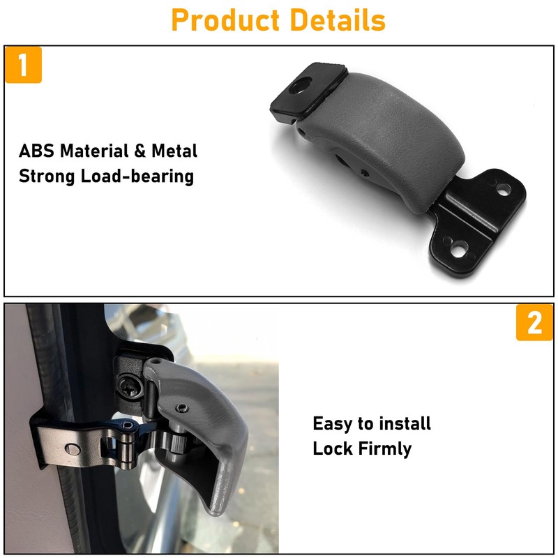 Rear Quarter Window Latch Compatible with Toyota Pickup Hilux 1989-1997