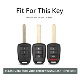 ontto Tie-dye TPU Car Key Fob Cover fit for Honda Accord 2016 2017 Civic 2016 2017 2018 2019 Remote Key Case Keyring Keychain Key Holder Key Shell Bag Protection Accessories 4 Buttons Pink