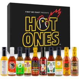 Hot Ones Hot Sauce Challenge Set - Season 26 Gift Set Variety Pack - Made with Natural Ingredients - Unique Small Batch Sampler - 5 fl oz Bottles (10-Pack)