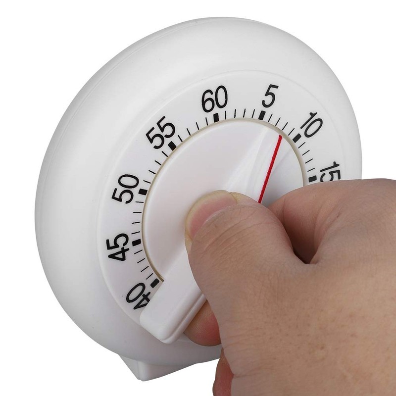 Nikou Kitchen Timer, Mechanical Timer 60 Minutes Count Down Alarm