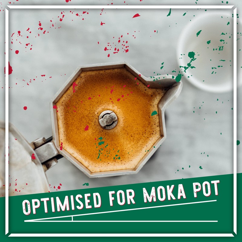 Strong Moka Ground Coffee 227g - Medium Dark Roast -