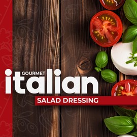 Twin Peaks Ingredients Gourmet Italian Salad Dressing, 12 oz Bottle, Pack of 3