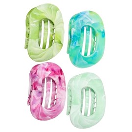 4PCS Flat Claw Clip,Hair Clips for Thick Thin Hair