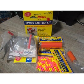Atlas Mike's BAIT SAC TYER KIT Spawn Egg Sack Net Tying Floaters Thread Netting