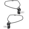 Motorcycle Rear View Mirror 22mm Handlebar Mirror 360 Degree Rotation