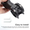 SRJQXH Bicycle Handlebar Riser Aluminium Alloy Bicycle Handlebar Stem 31.8