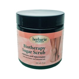 Herbaria Biotherapy Sugar Scrub All-Natural Exfoliating Rejuvenating with Shea Butter and Essential Oils 5 oz. Enjoy our soaps and other skin-friendly products.