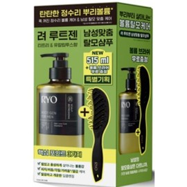 Ryo Rootgen Professional Hair Loss Symptom Care Shampoo 515ml + Slim Brush for Men / 려 루트젠 남성맞춤 탈모증상전문케어 샴푸 515ml+슬림브러쉬