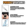 JOYCOURT 14mm&16mm Magnetic Swivel Spark Plug Socket, Thin Wall 3/8