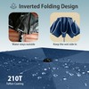 Urvoix Travel Umbrella Compact Windproof - Ventilation Umbrella with Double