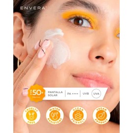 Protector Solar Facial Envera con Primer SPF 50 y Acabado Mate, 50 mL                                                                                 