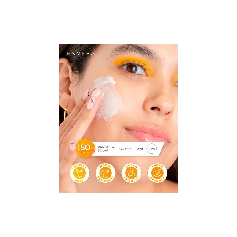 Protector Solar Facial Envera con Primer SPF 50 y Acabado