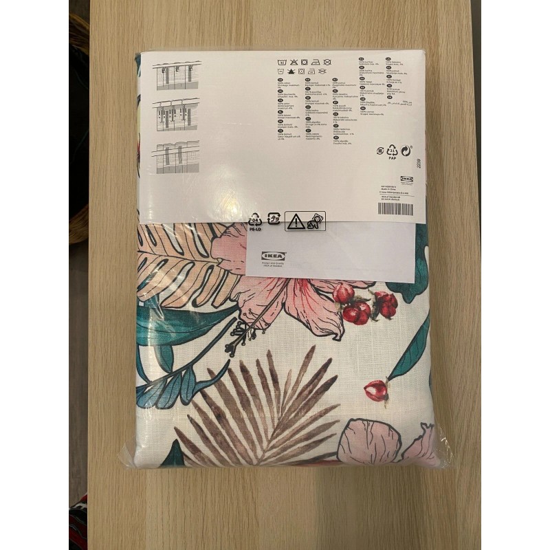 IKEA GÅRDSKRÄPPA Curtains 1 Pair Multicolor/flo