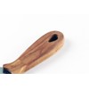 Traditional Coconut Scraper with Wooden Handle, Stainless Steel Blade, Kitchen