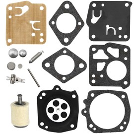 SYOWADA RK-17HS Carburetor Repair Kit Replacement for Homelite XL SXL915 XL-12 Super XL Chainsaw Part W/Fuel Filter Fuel Line