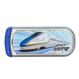 Dishwasher Safe Shinkansen Slide Trio Set, Made in Japan [Hayabusa Kagayaki Doctor Yellow] (Kagayaki (Blue)