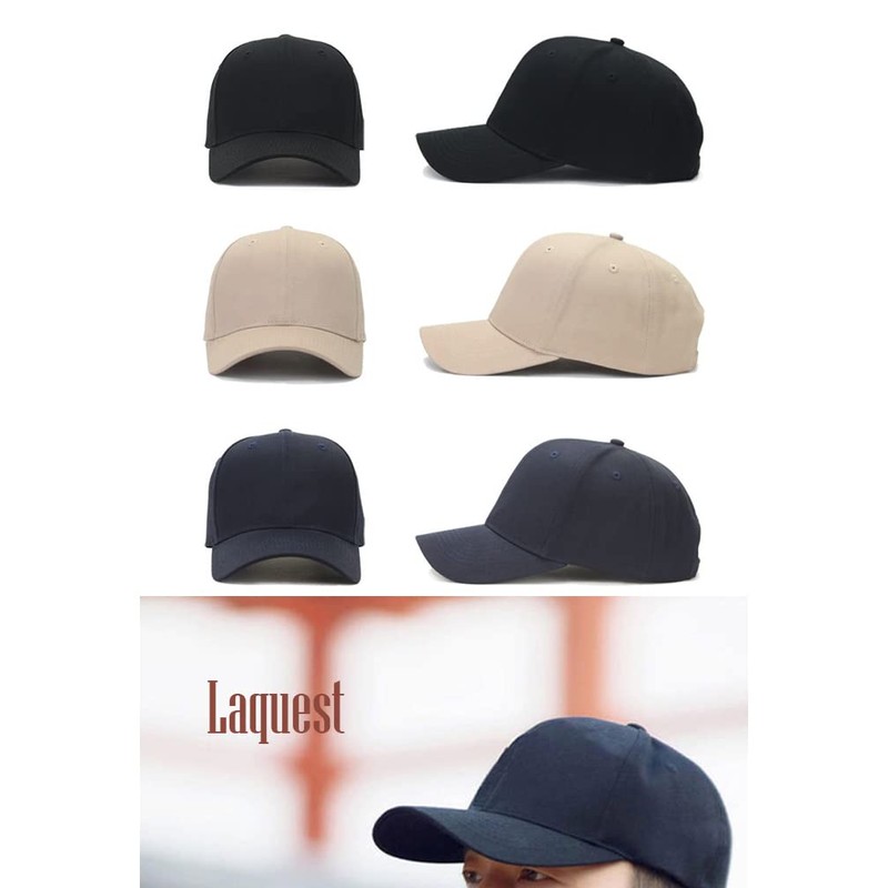 Laquest Large Size Baseball Cap, 100% Cotton, Slightly Thin, Simple,