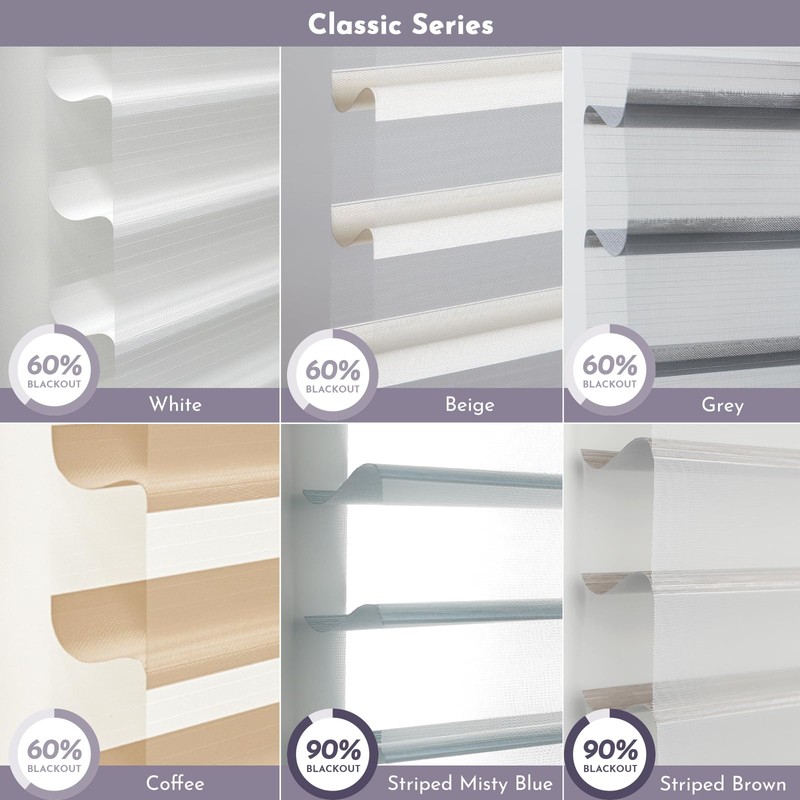 Graywind Fabric Sample for Shangri-La Duo Roller Blind