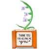 Glass Lily of the Valley Flowers Potted,Thank You for Helping