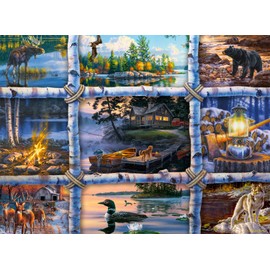 Buffalo Games - Darrell Bush - North Country - 1000 Piece Jigsaw Puzzle, Blue