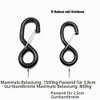 Heavy Duty Ratchet Hook 25mm x 800kg S Hook Ratchet
