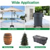 AMAGABELI GARDEN & HOME 12" Metal Plant Caddy Heavy Duty