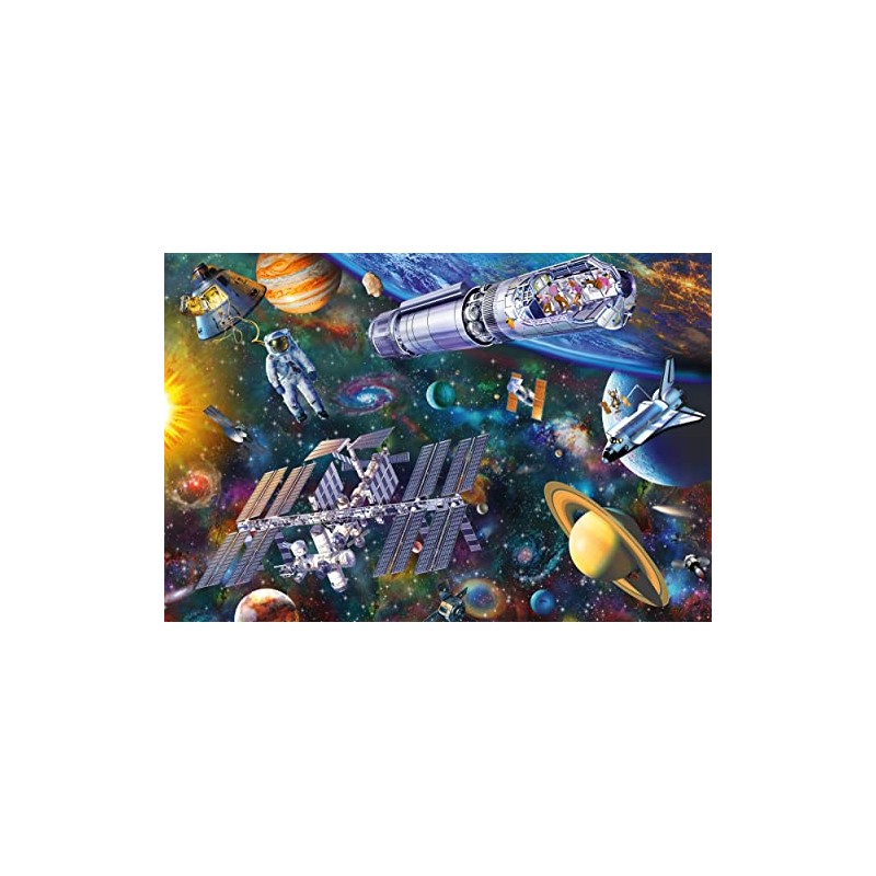 Schmidt Spiele 56455 Space Fun, 100 Pieces, Children's Puzzle, Multi-Colour,