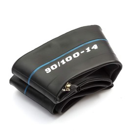Heavy Duty 14'' Motorcycle Inner Tube 90/100-14 90/100x14 Innertube Tube Straight Valve Fits 110cc 125cc 140cc 160cc