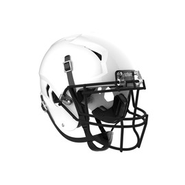 Schutt Youth Vengeance A11 Football Helmet with Black V-ROPO-YF Facemask (White, XX-Small)