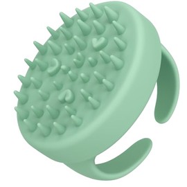SILKLE Anti-Cellulite Silicone Massager Brush - Deep Tissue Body Scrubber for Cellulite Remover, Skin Firming & Lymphatic Drainage - Exfoliating Massage Tool with Grip Handle for Legs & Body - Green