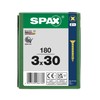 SPAX Universal Screw, 3.0 x 30 mm, Pack of 180,
