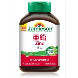 Jamieson Zinc 15mg 300 Count