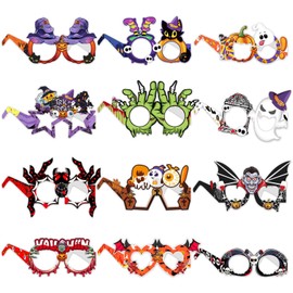 BEAUTY PLAYER Halloween Glasses, Glasses, Paper (S5-12 Pieces)
