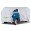 Federedevo Silver Car Cover Waterproof All Weather Compatible with 1950-1992