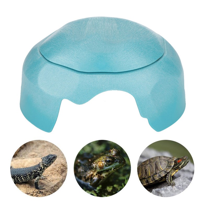 Multifunctional Tortoises Humidified Shelter Nest Climbing Pet Reptile Cave LandscapeLake