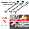 MOCNT Flexible Combination Spanner Ring Spanner Set Spanner Ring Ratchet