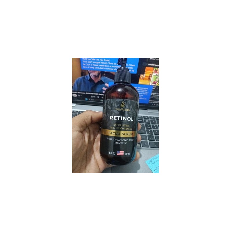 Suero de retinol con ácido hialurónico hidratante para arrugas y