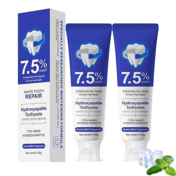 7.5% Hydroxyapatite Toothpaste, Nano Hydroxyapatite Toothpaste for Enamel Protection and