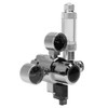Stainless Steel Aquarium CO2 Bubble Regulator Electromagnetic Water Plants Cylinder