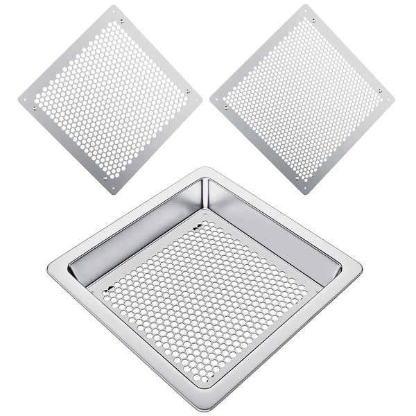 Soil Sifter Strainer Sift Screen Composter - Stainless Dirt sifter,16"Rock