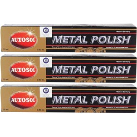 AUTOSOL Pack 3UDS XPULIMENTO PARA METALES TUBO 75 ml