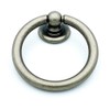 Antique Silver Ring Pulls Nickel Cabinet Knobs and Pulls Kitchen