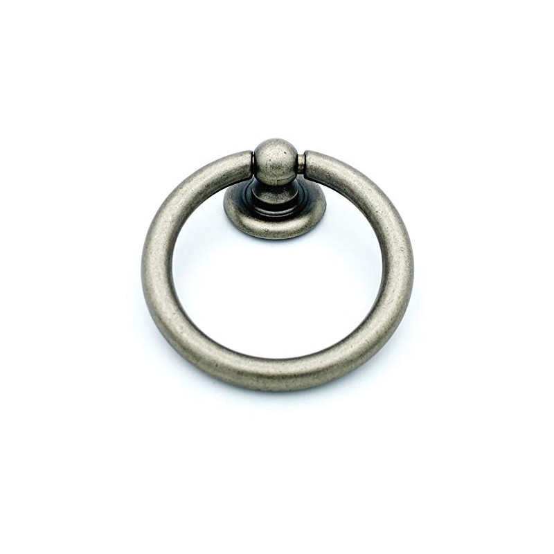 Antique Silver Ring Pulls Nickel Cabinet Knobs and Pulls Kitchen