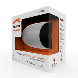 Nexxt Cámara inteligente Wi-Fi NHC-O630 Blanco, compatible con Alexa