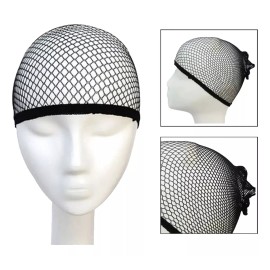 Magenta Women Cofia Red Capa Gorro Gorra Malla Tapa Para Peluca Sombrero