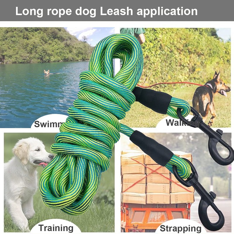 BTINESFUL 8ft 12ft 20ft 30ft 50ft 75ft Dog Tie Out