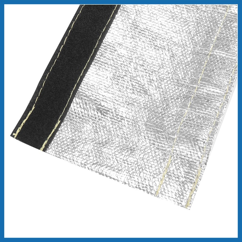 A ABSOPRO Car Heat Shroud 1" ID 3.2ft Aluminized Sleeving